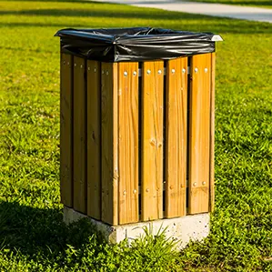 Les poubelles publiques